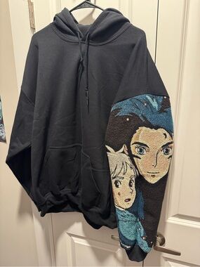 Howl’s Moving Castle Anime Sleeve Sweatshirt Crewneck Pullover